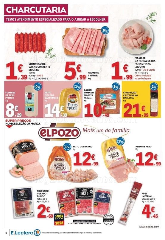 Antevisão Folheto E-LECLERC Promoções de 13 a 19 agosto